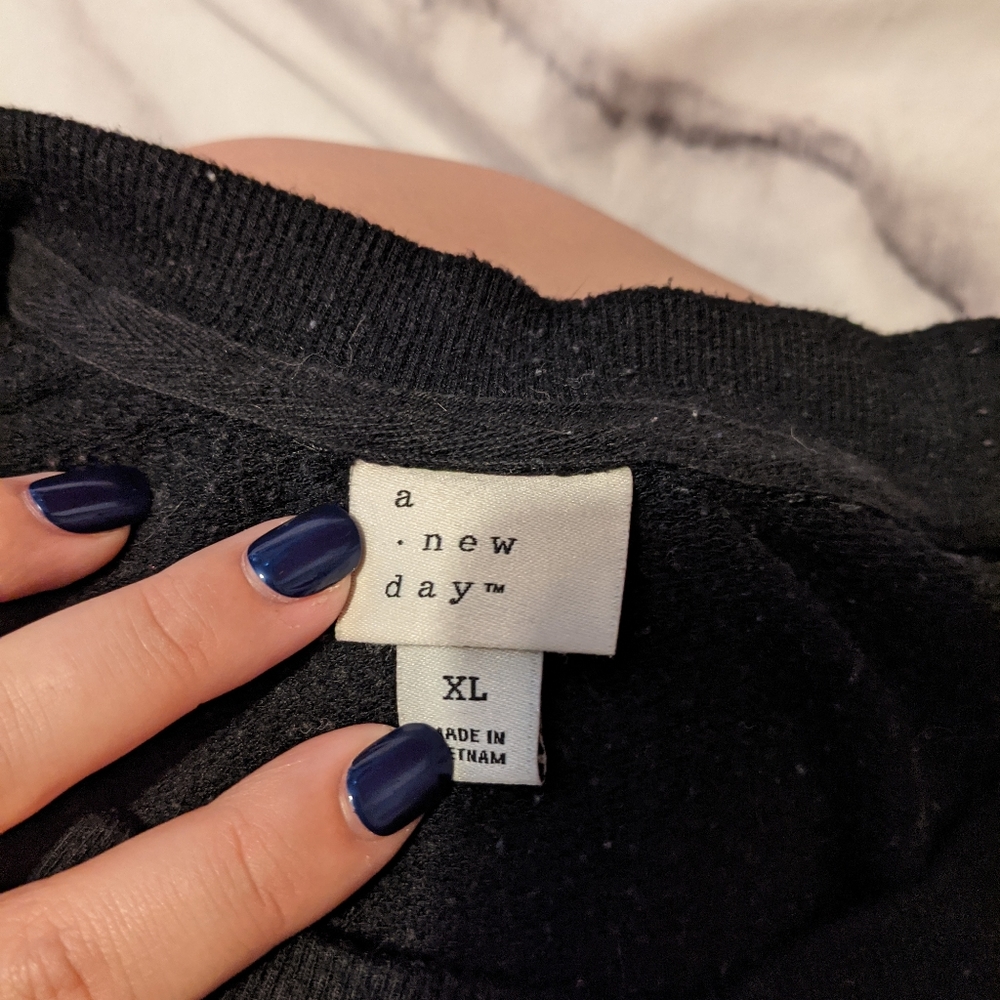 Black sweater